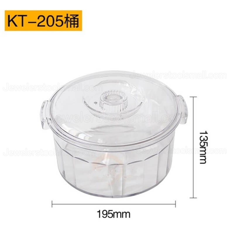 KT-205 Jewelry Magnetic Polishing Tumbler Digital Display Jewelry Polisher Finisher Finishing Machine